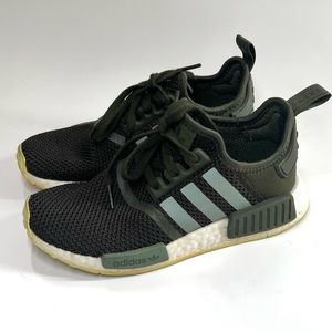 Adidas NMD R1 Night Cargo Army Green Sneakers EUC Size 6.5 Women's 5 Men's
